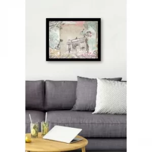 Image of SC0655 Multicolor Decorative Framed MDF Painting