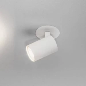 Image of 1 Light Recessed Flush Reading Lamps White, GU10