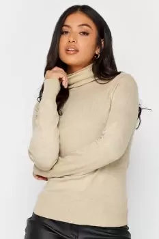 Image of Petite Long Sleeve Turtle Neck Top