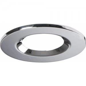 Image of KnightsBridge Traditional IP65 Round Fire Rated Bezels for FireKnight - Polished Chrome