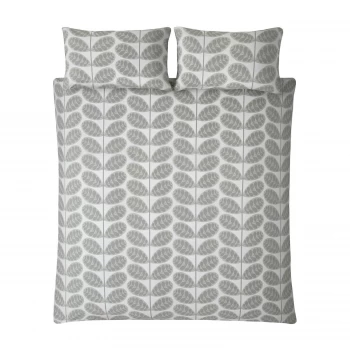 Image of Orla Kiely Botanica Stem Duvet Cover - Grey - King