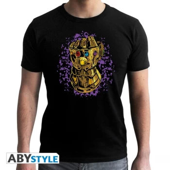 Image of Marvel - Infinity Gauntlet Mens Medium T-Shirt - Black