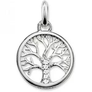 Image of Ladies Thomas Sabo Sterling Silver Karma Beads Tree of Life Pendant
