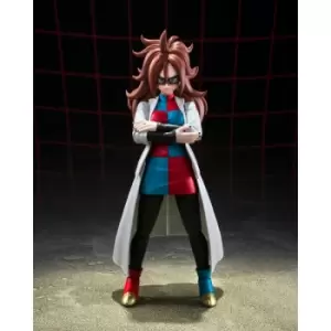 Image of Android 21 In Lab Coat (Dragon Ball FighterZ) 15cm S.H. Figuarts Action Figure