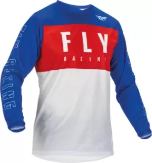 Image of FLY Racing F-16 Jersey Red White Blue L