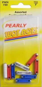 Image of Fuses - Continental - Assorted - Pack Of 10 (8A/16A/25A) PWN749 WOT-NOTS