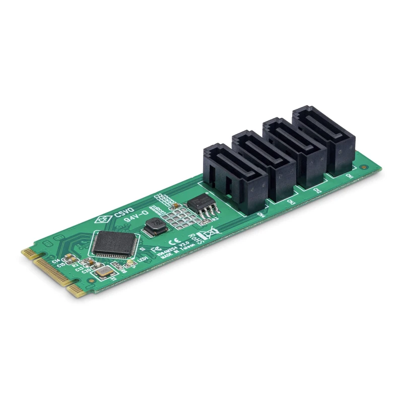 Image of StarTech.com 4-Port M.2 to SATA Adapter 4P-SATA-M2-ADAPTER