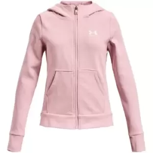 Image of Under Armour Fleece LU FZ Hoodie - Pink