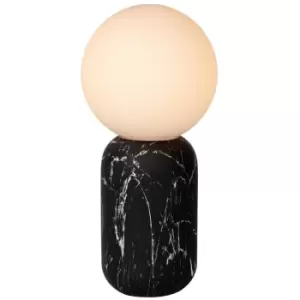 Image of Lucide MARBOL - Table Lamp - Ø15cm - 1xE27 - Black