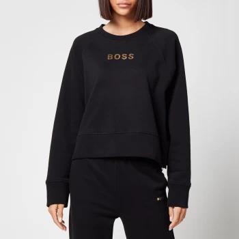 Image of Hugo Boss Elia Gold Sweatshirt Black Size S Women