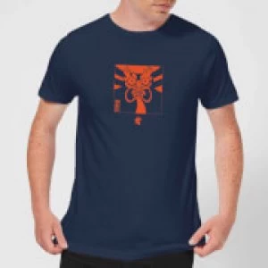 Image of Samurai Jack Aku Kanji Mens T-Shirt - Navy - M