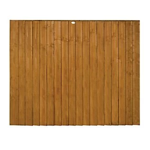 Image of Forest Garden Dip Treated Featheredge Fence Panel 6 x 5ft Pack of 5
