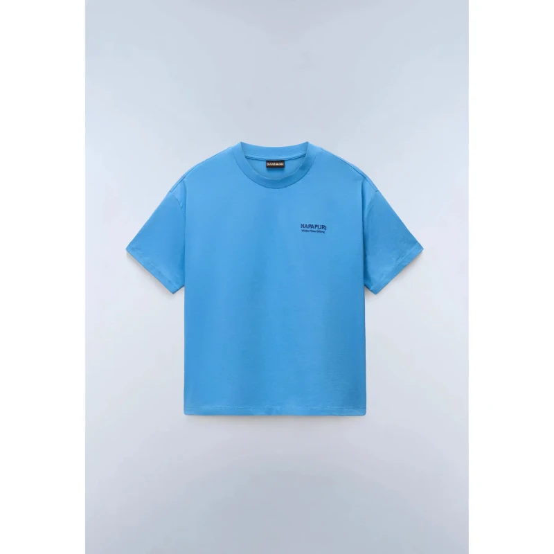 Image of Napapijri Womens T-Shirt Napapijri Iliana Bleu Female M