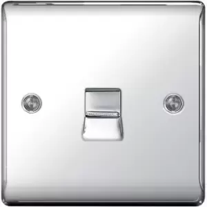 Image of BG Nexus Metal Polished Chrome 1 Gang Telephone Socket - NPCBTS1