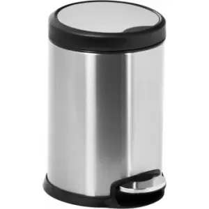 Image of Aero Collection Stainless Steel Satin 3 Litre Pedal Bin - Satin