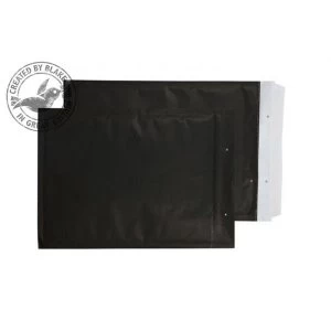 Image of Blake Purely Packaging C5 Peel and Seal Padded Envelopes Matt Black Pack of 100