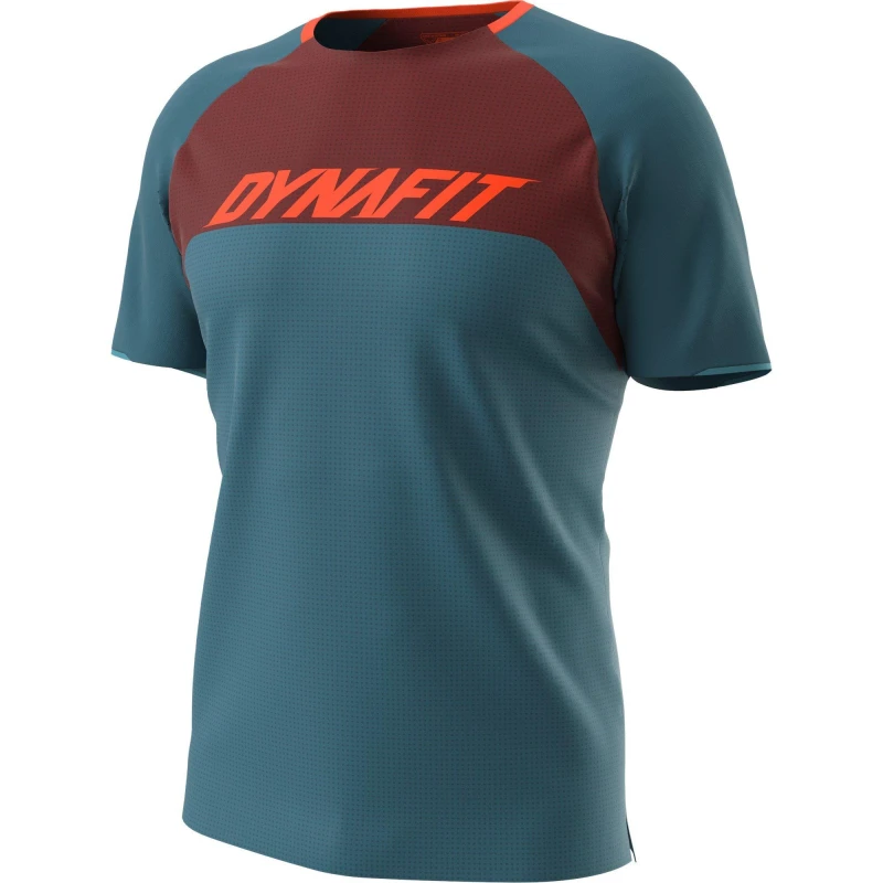 Image of Dynafit Ride Short Sleeve T-Shirt Mens Short Sleeve Performance T-Shirts Small Blue 62239518350