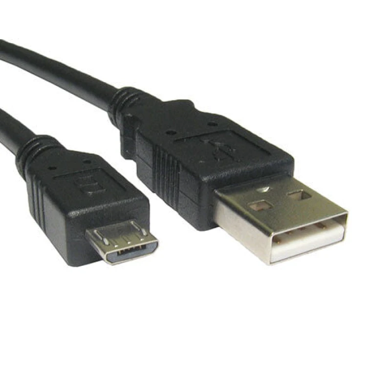 Image of Cablenet Cablenet 2m USB 2.0 Type A Male - USB Micro Type B Male Black PVC Cable 32-3079
