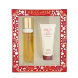 Image of Elizabeth TaylorDiamonds & Rubies Coffret: Eau de Toilette 100ml/3.3oz + Perfumed Body Lotion 100ml/3.3oz 2pcs