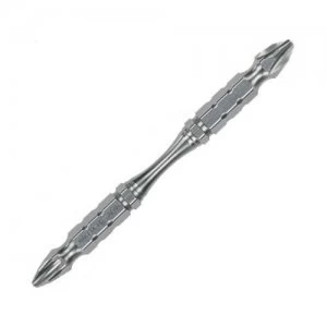 Image of Makita Torsion Impact Double Ended Philps Screwdriver Bit PH2 65mm Pack of 3