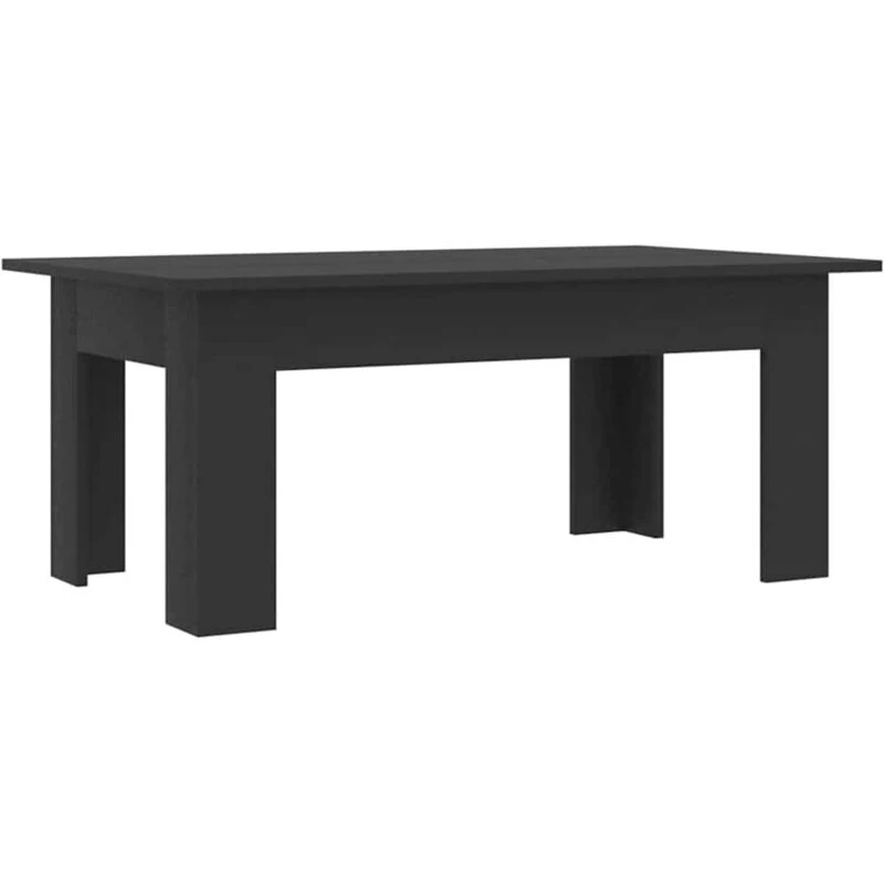 Image of VIDAXL Coffee Table Black 100x60x42cm Engineered Wood Vidaxl 801180