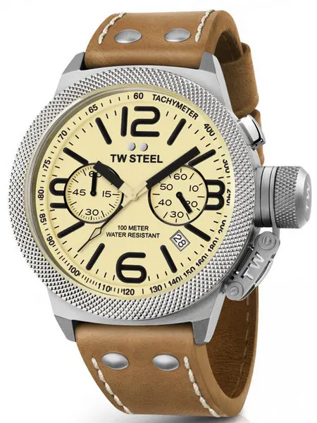 Image of TW Steel Watch Canteen 45mm D - Cream TW-286