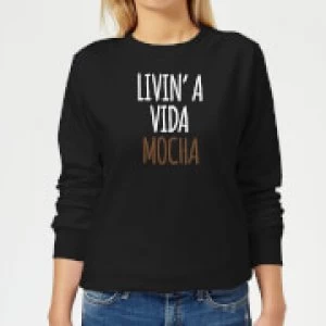 Image of Livin' a Vida Mocha Womens Sweatshirt - Black - 3XL - Black