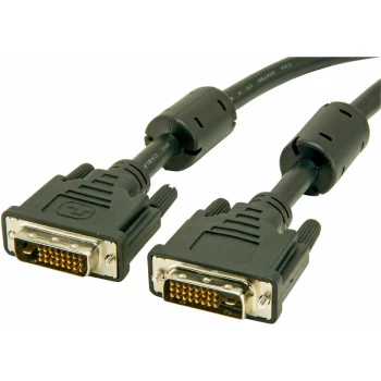 Image of DV-202 DVI-D Dual Link Cable Black 2m - Rvfm