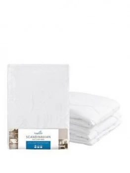 Image of Snuggledown Of Norway Scandinavian Hollowfibre Pillow Protector Pair