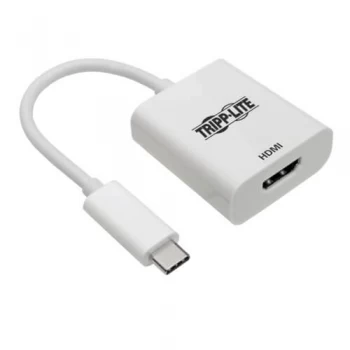 Image of Tripp Lite USB C to HDMI 4K 60Hz Adapter HDCP 2.2 White