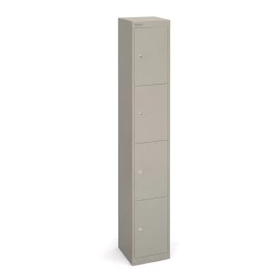 Image of Bisley 4 Door Locker Grey