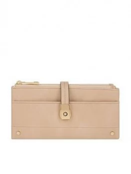 Image of Accessorize Flip Lock Wallet - Nude