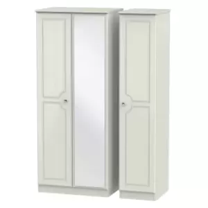 Image of Lisbon Ready Assembled Triple Door Wardrobe Ash