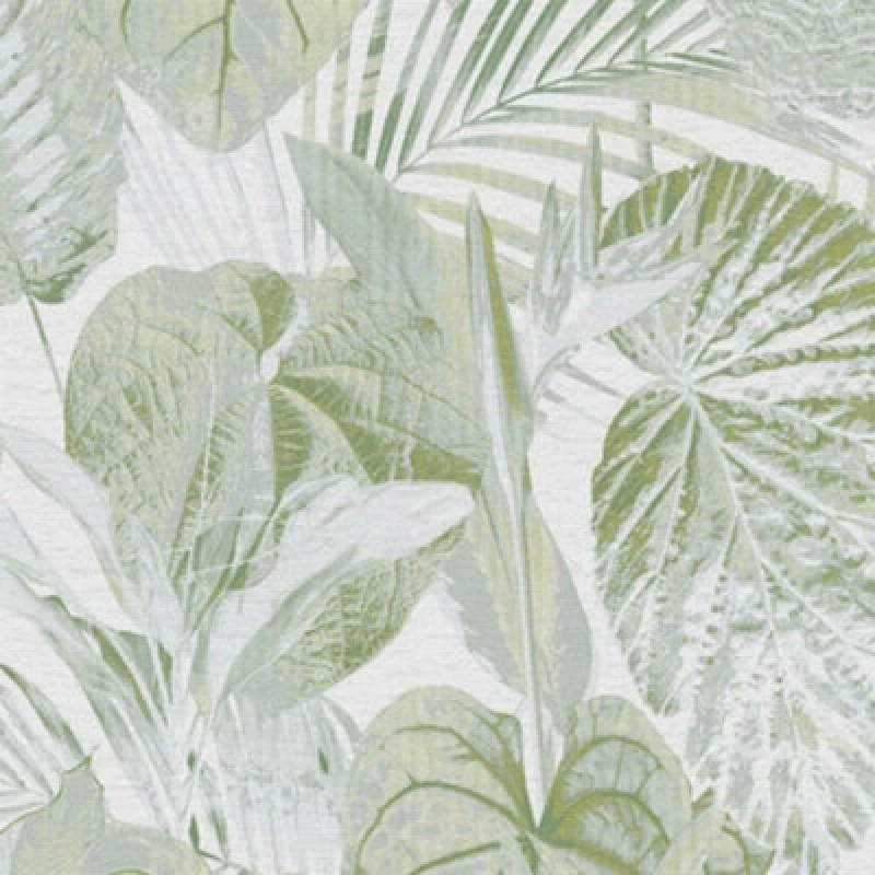 Image of As Creation Famous Garden Green Palm Leaf Tropical Wallpaper 39355-4