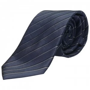 Image of Calvin Klein Pin Stripe Tie - Navy 411