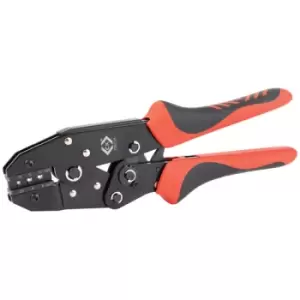 Image of CK Tools T3671A Ratchet Crimping Pliers For MC3 & MC4 Solar PV Con...