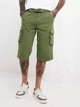 Image of Joe Browns Azore Shorts - Khaki, Green, Size 36, Men