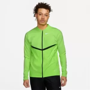 Image of Nike Dri-FIT Run Division Element Mens Full-Zip Running Top - Green