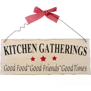 Image of Kitchen Gatherings Hanging Sign