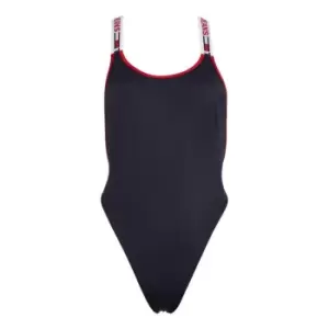 Image of Tommy Bodywear Brazilian Low Back One Piece - Blue