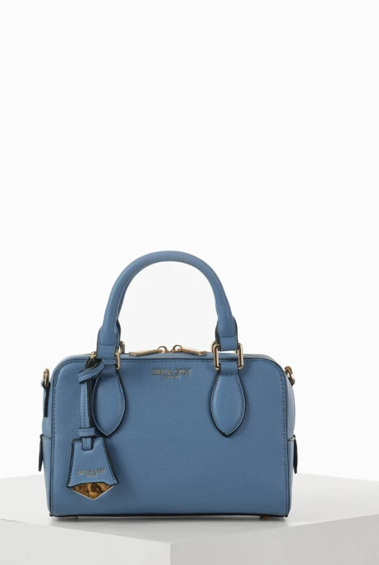 Image of Luella Grey Womens 'Lilian' Barrel Crossbody in Blue Blue Female One Size