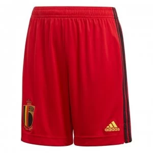 Image of adidas Belgium Home Shorts 2020 Junior - Red