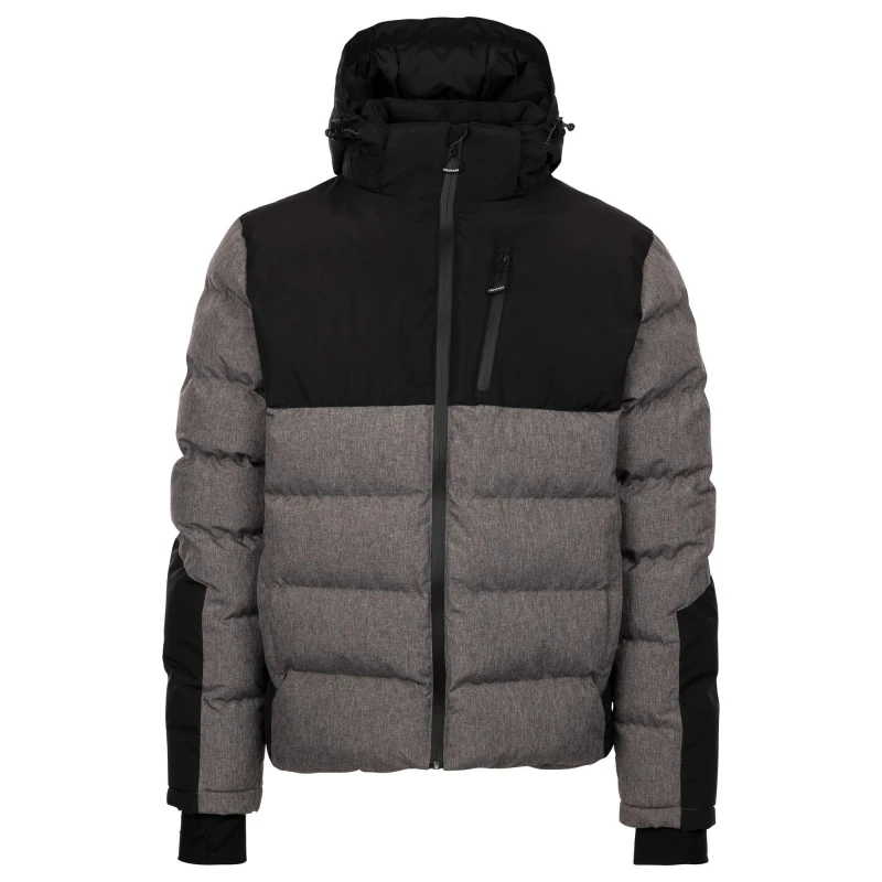 Image of Trespass Trespass Men Delabole Padded Jacket in Grey Size: Small Grey S Male 5063574180023