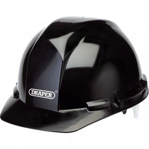 Image of Draper Hard Hat Safety Helmet Black
