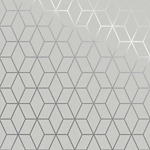 Image of Superfresco Easy Prism Wallpaper White - 10m