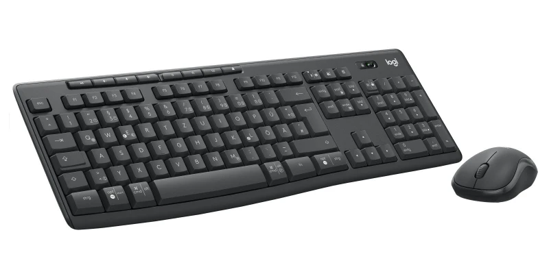 Image of Logitech Logitech MK370 Combo for Business Bluetooth Keyboard and mouse set Splashproof, Quiet keypad German, QWERTZ Black 920-012065