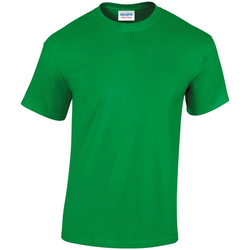 Image of Gildan Mens Heavy Cotton T-Shirt in Emerald Size: 3XL Emerald Male 3XL