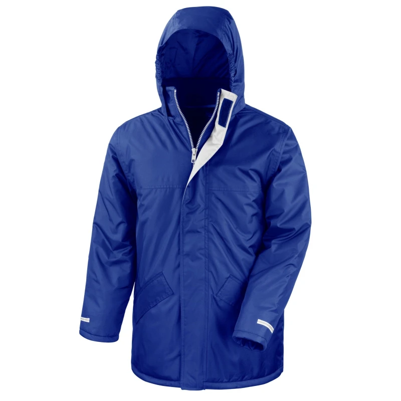Image of Result Core Mens Winter Parka in Blue Size: Small Blue Male S