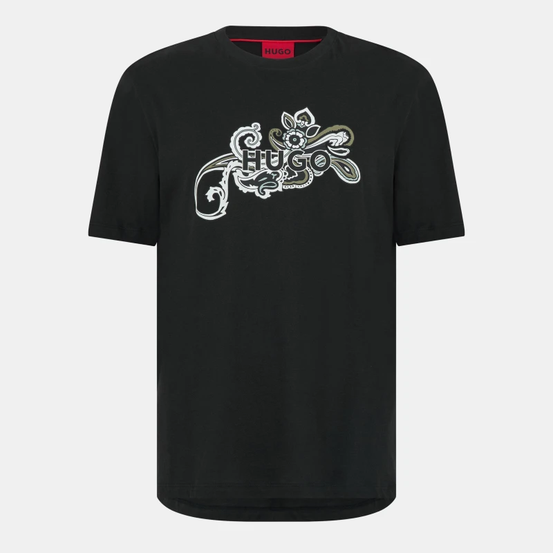 Image of Hugo Mens Durable T-Shirt Black male S
