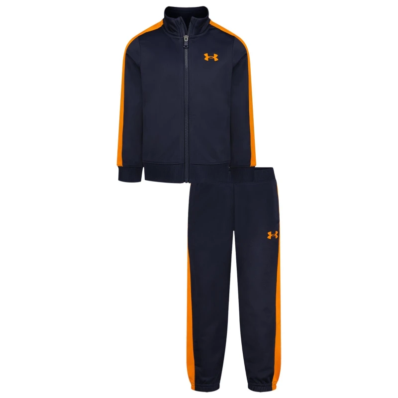 Image of Under Armour Knit Track Suit Infant Boys Navy/Orange male 2 - 3 Years